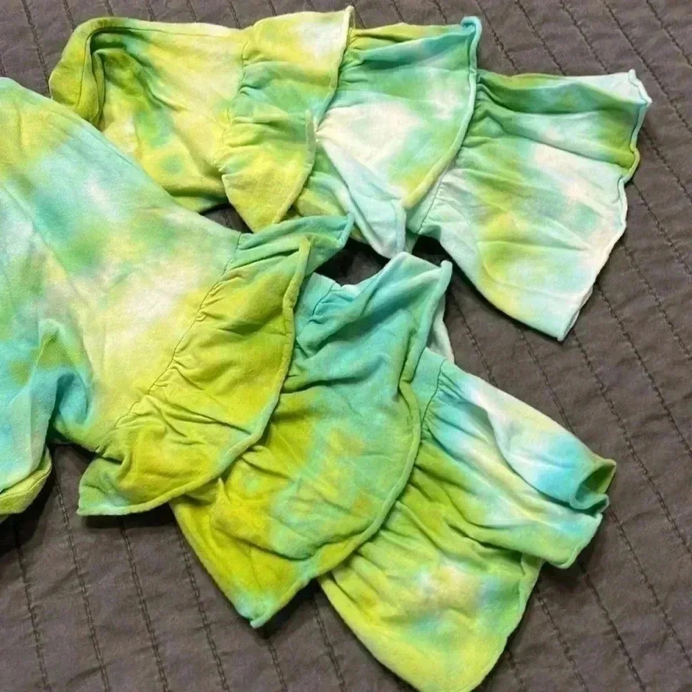 Tie Dyed Up-cycled American Eagle Top Size Small - Picture 3 of 6